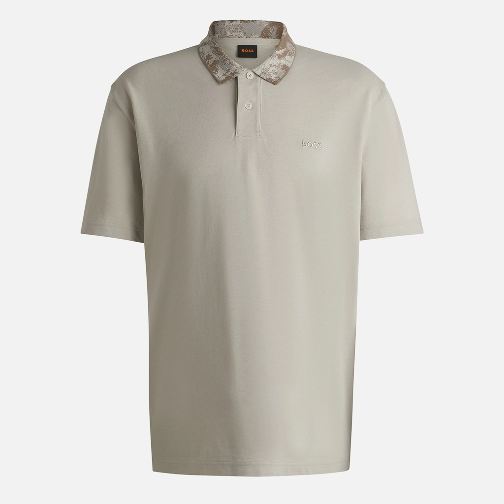 Hugo Boss Jungle Collar Cotton-Piqu  Polo Shirt - S